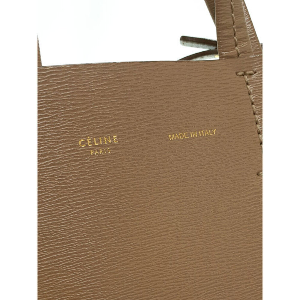Celine Vertical Cabas Tote Bag black grained calfskin - Picture 9 of 9